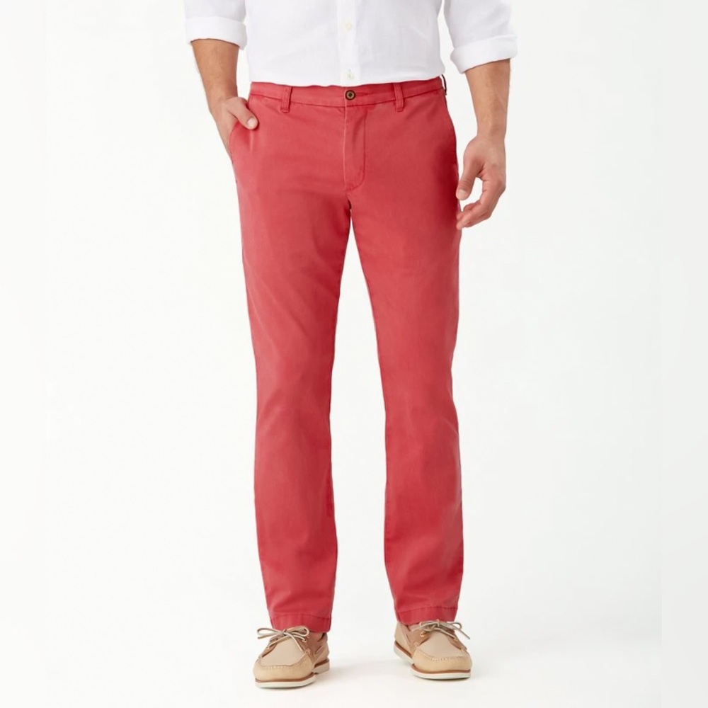 Tommy Bahama Flat Front 5-Pocket Chinos
